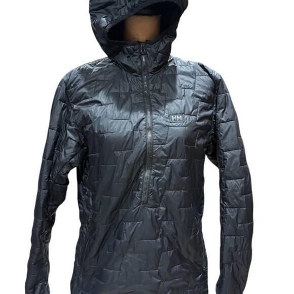 Helly Hansen Jackets & Blazers - Helly Hansen Jacket Womens Size S Black LIFALOFT Hooded Full Zip Puffer
